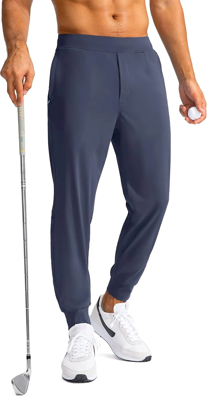 G Gradual Men's Golf Joggers Pants with Zipper Pockets Stretch Sweatpants Slim Fit Track Pants Joggers for Men Work Running