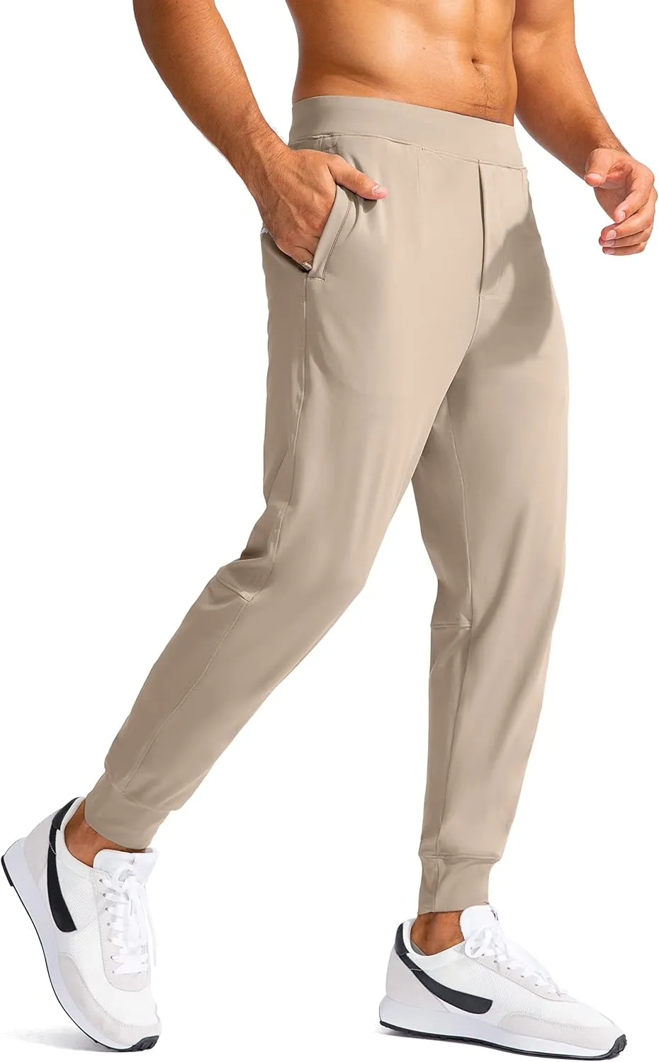 G Gradual Men's Golf Joggers Pants with Zipper Pockets Stretch Sweatpants Slim Fit Track Pants Joggers for Men Work Running
