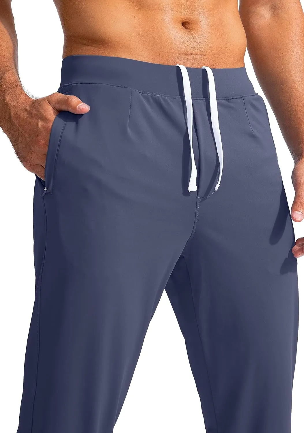 G Gradual Men's Golf Joggers Pants with Zipper Pockets Stretch Sweatpants Slim Fit Track Pants Joggers for Men Work Running