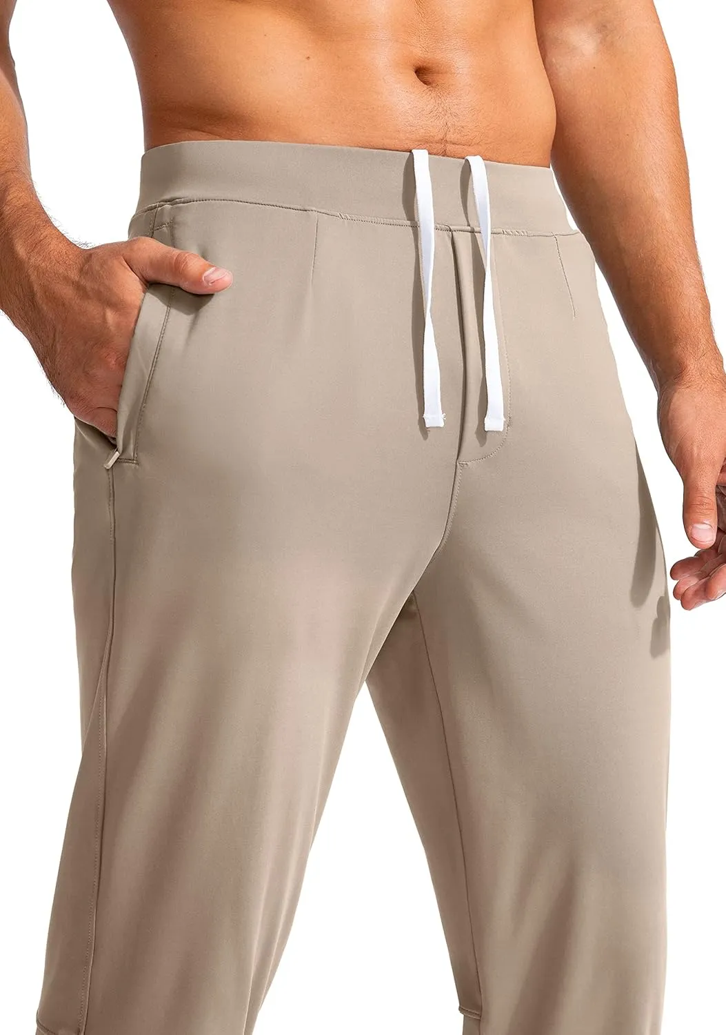 G Gradual Men's Golf Joggers Pants with Zipper Pockets Stretch Sweatpants Slim Fit Track Pants Joggers for Men Work Running