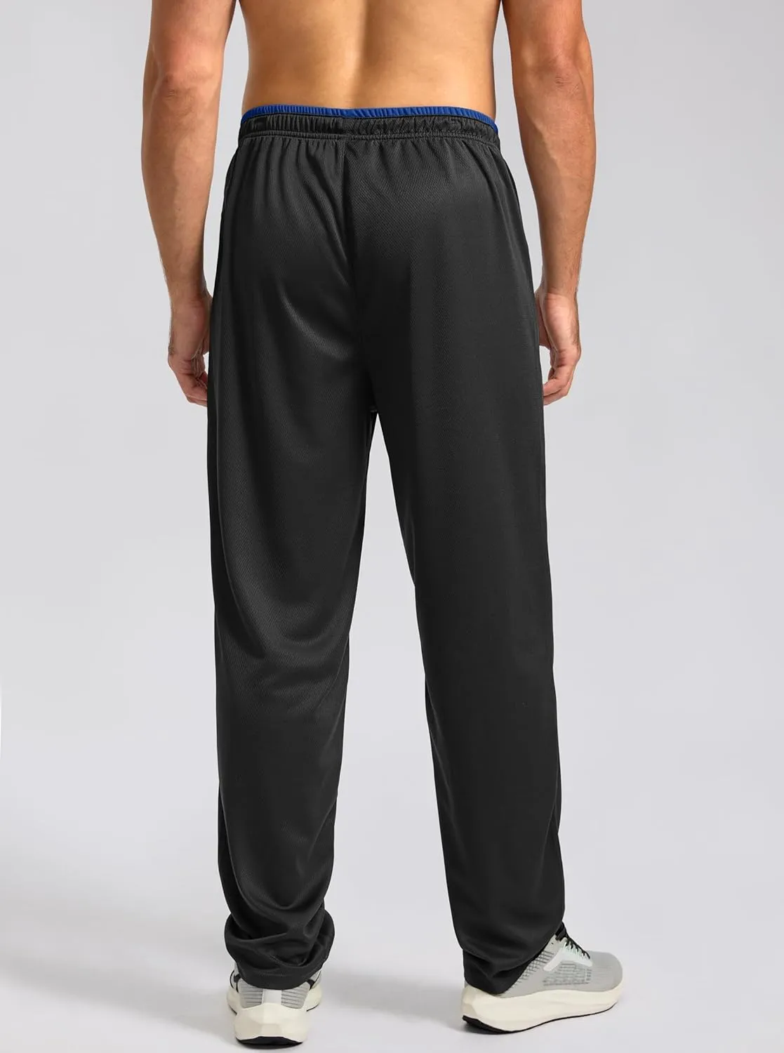 G Gradual Men's Sweatpants Mesh Lightweight with Zip Pockets Breathable Quick Dry Athletic Pants for Workout Running