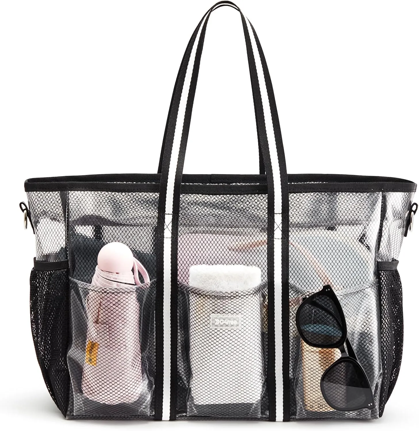 G4Free Waterproof Beach Tote Pool Bags for Women, Large Capacity Tote Bag With Wet Compartment for Weekender Travel