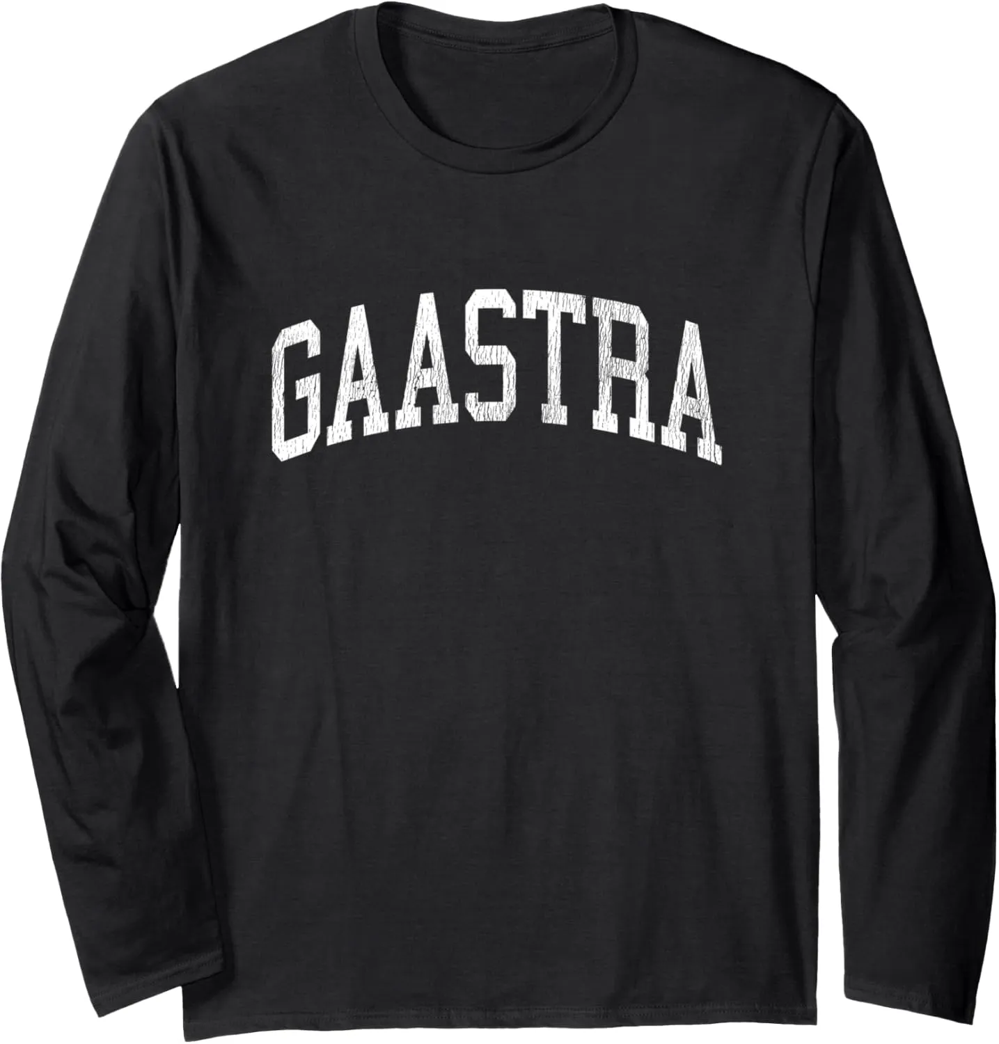 Gaastra Michigan MI Vintage Athletic Sports Design Long Sleeve T-Shirt