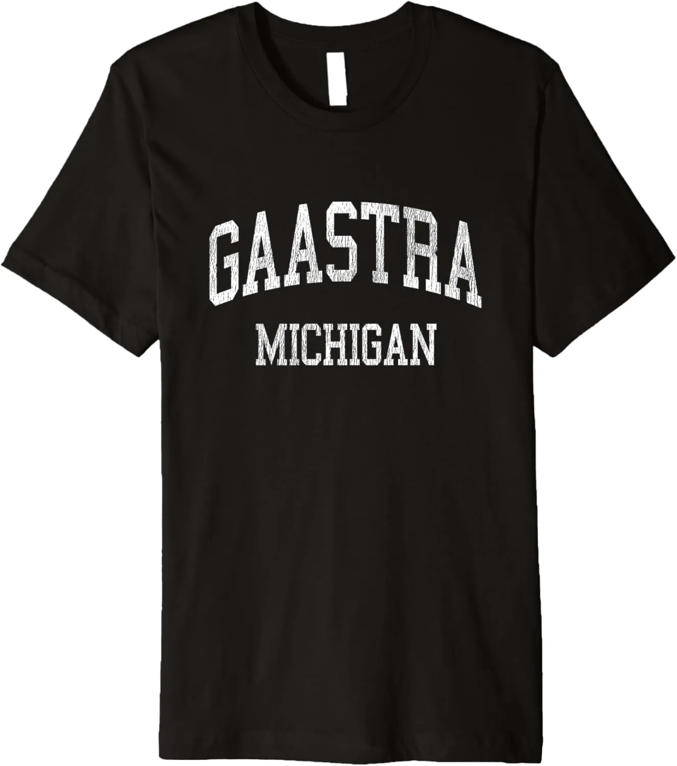 Gaastra Michigan MI Vintage Athletic Sports Design Premium T-Shirt