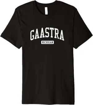 Gaastra Michigan MI Vintage Athletic Sports Design Premium T-Shirt