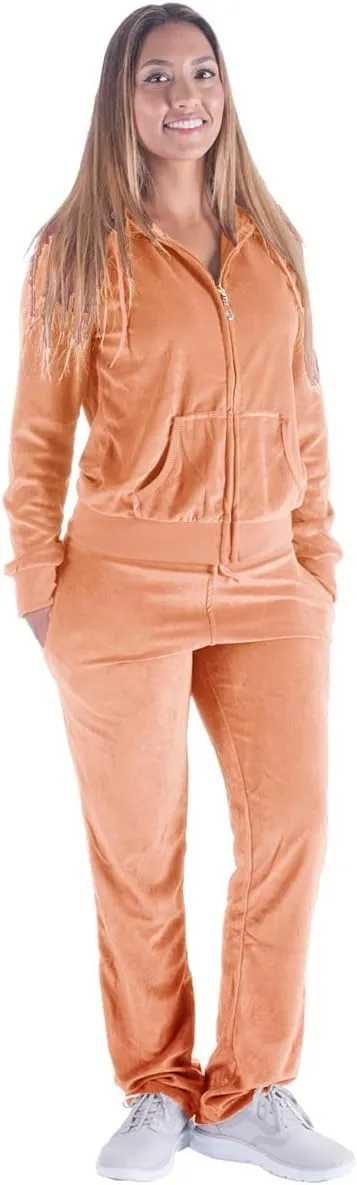 Gary Com 2 PCS Outfits Women's Fleece Sherpa Lined Sweatsuits Long Sleeve Hoodie and Sweat Pants Winter Warm Tracksuit Set
