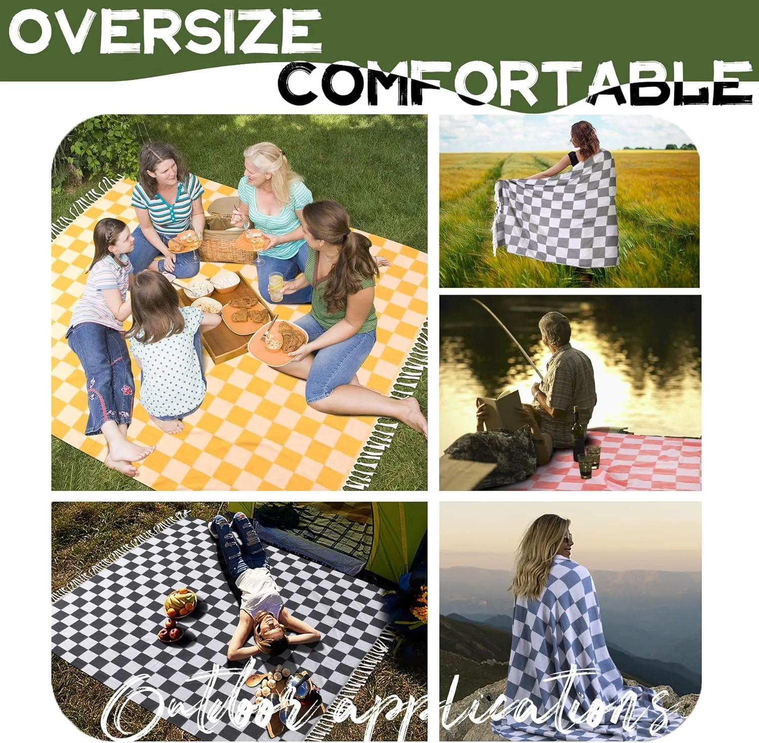 Genovega Turkish Beach Towel Blanket Picnic Outdoor Mat Oversized Sandproof Fast Dry Thin Extra Large XL Big Huge Compact Cotton Cute Summer Vacation Gifts Travel Essential Cruise Ship Item Navy Blue