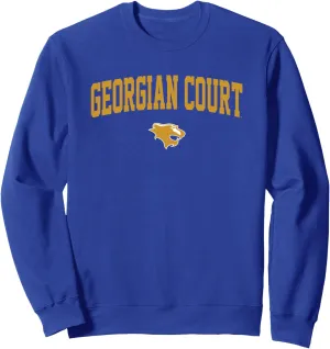 Georgian Court University Lions One Color Arch Logo Sweatshirt