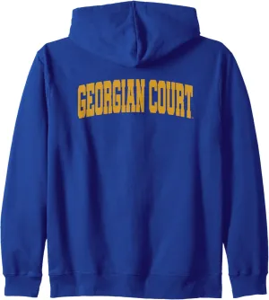 Georgian Court University Lions School Name Arch Zip Hoodie