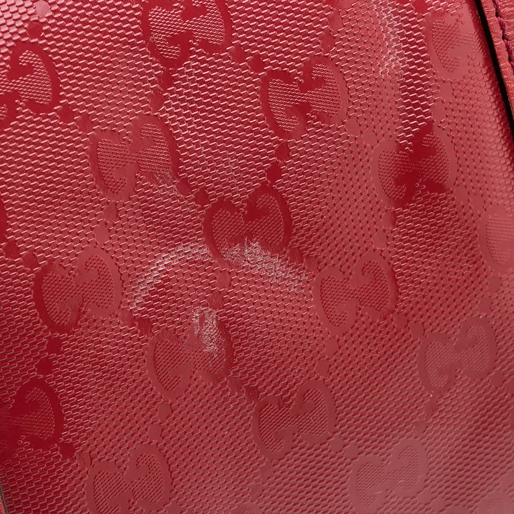 GG Boston Gucci Joy Coated Medium (SHF-18165) Big ticket savings Canvas Attractive Bag
