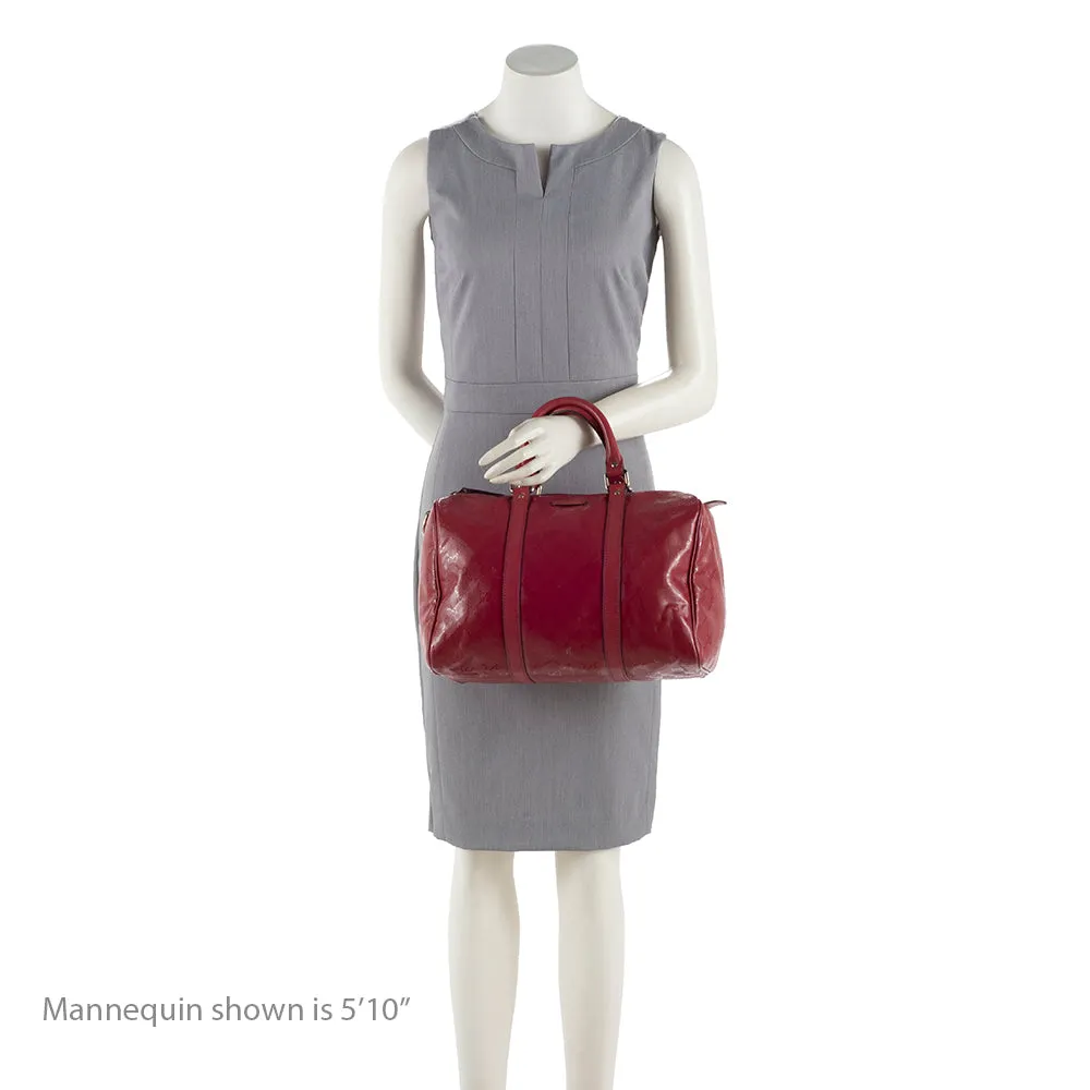 GG Boston Gucci Joy Coated Medium (SHF-18165) Big ticket savings Canvas Attractive Bag