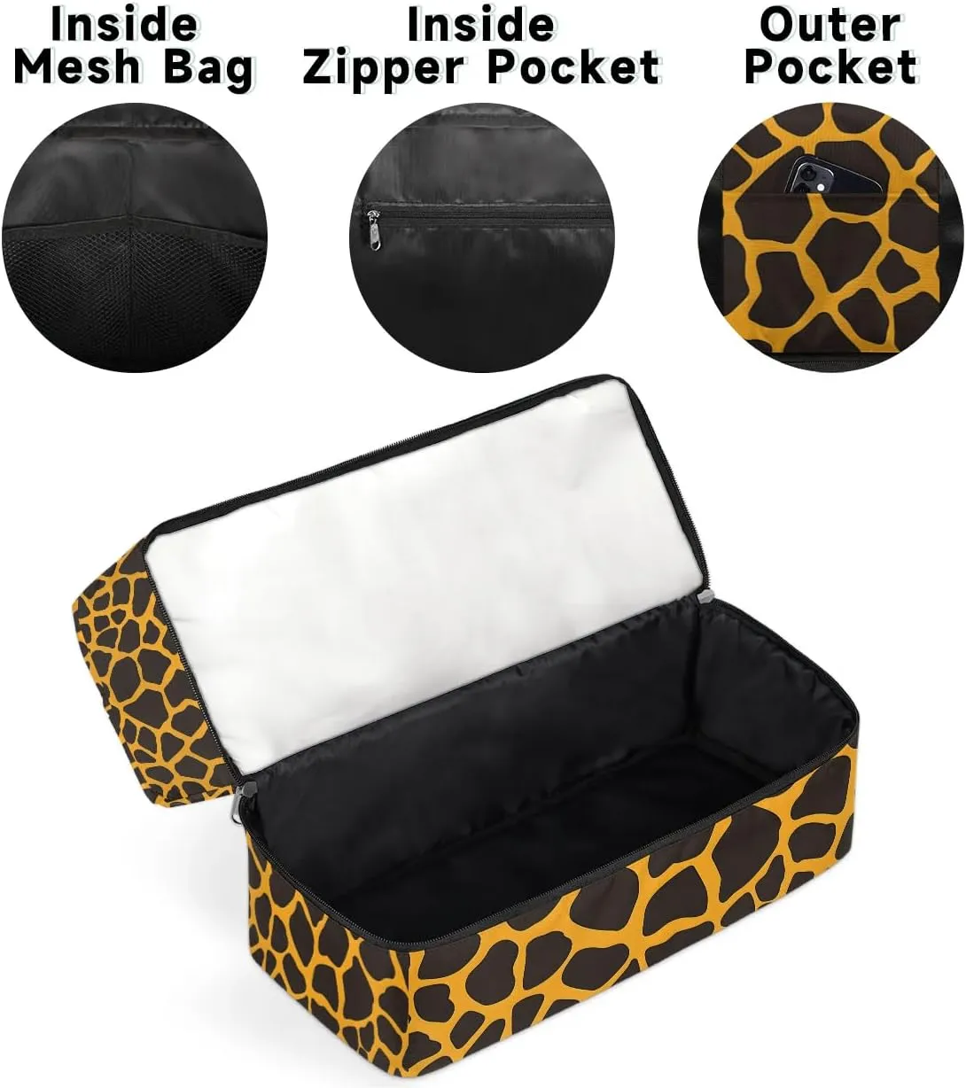 Giraffe Printed Travel Duffel Bag Dry Wet Separated Sports Tote Travel Duffle Bag Gym Workout Bag Women Travel Duffel Bag for Women, Travel, Gym, Work