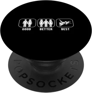 Good Better Best Origami Owl Paper Crane Folding Origami PopSockets Standard PopGrip
