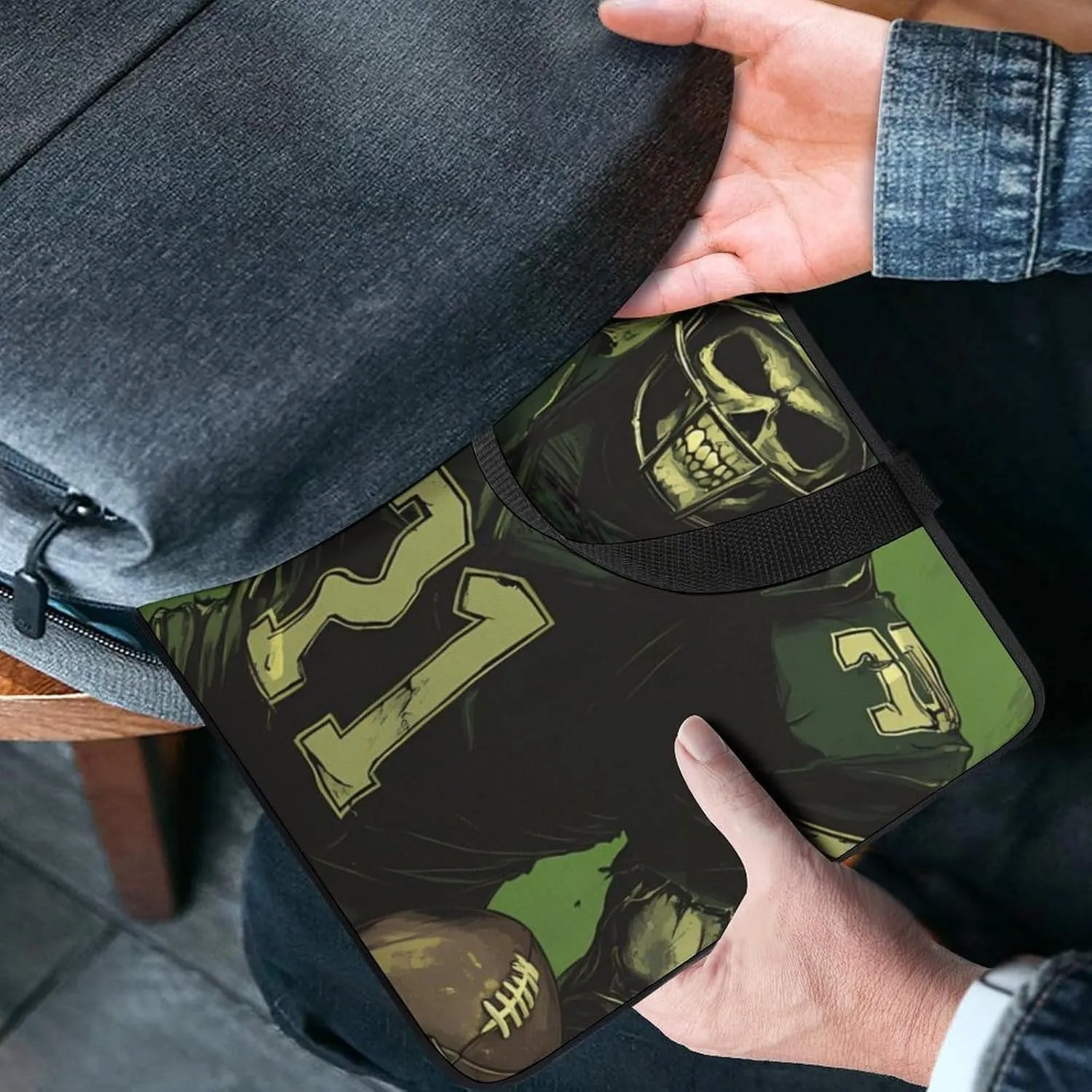 Grim Reaper U.S. Irish Football Funny Laptop Bag Sleeve Portable Computer Carrying Case Cover Unisex 12inch