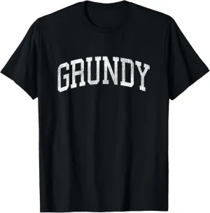 Grundy Virginia VA Vintage Athletic Sports Design T-Shirt