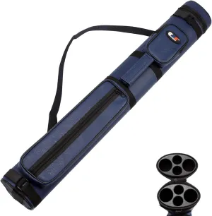 GSE Games & Sports Expert 2x2 Deluxe Hard Billiard Pool Cue Stick Carrying Case, Billiard Cue Case, Billiards Accessories (Several Colors Available)