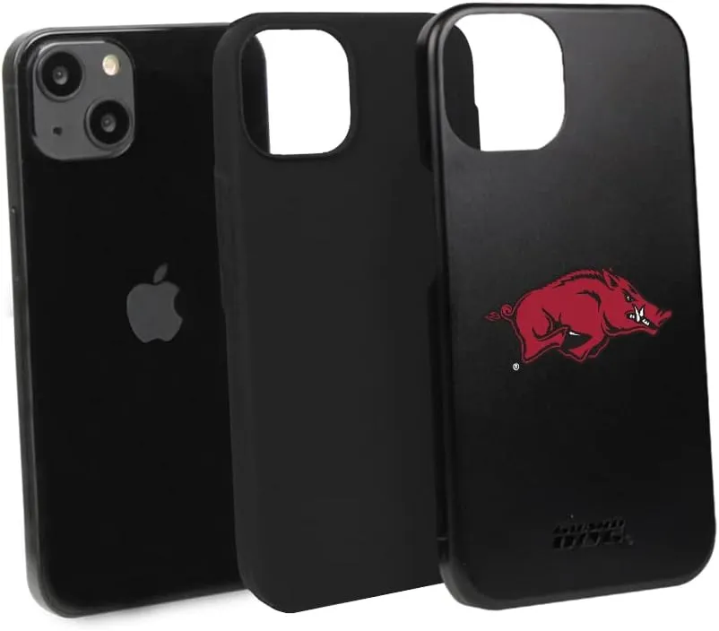 Guard Dog Case Compatible with iPhone 13 - Military Grade - Rugged Two Piece Protection - Collegiate Licensed - Arkansas Razorbacks - Logo