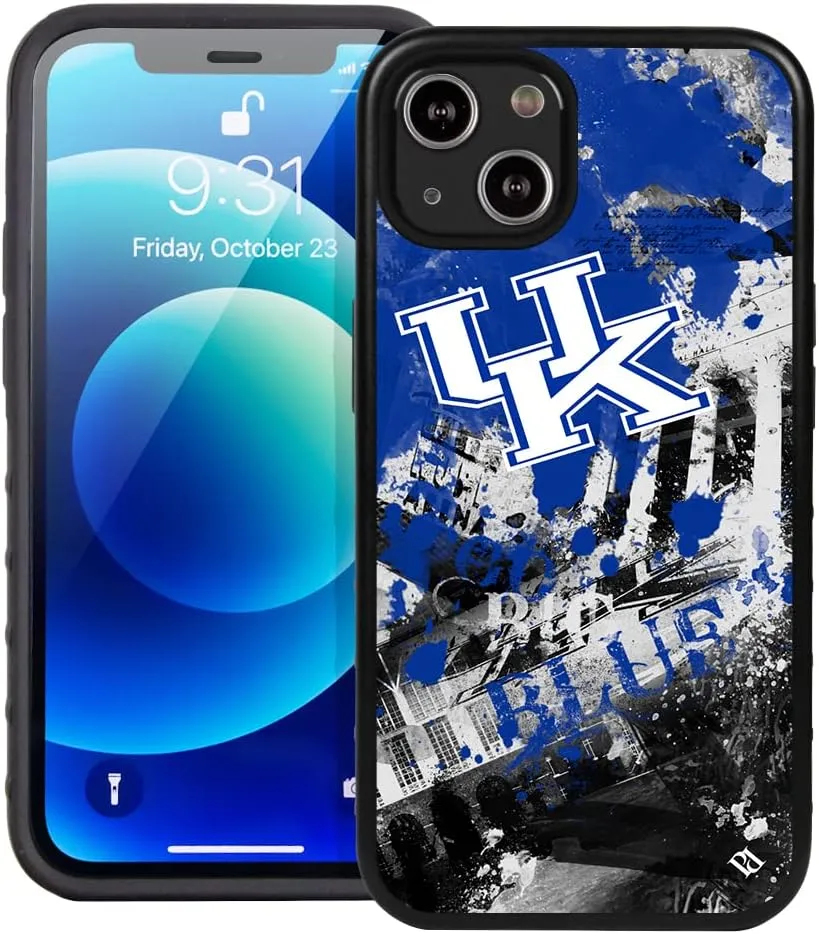 Guard Dog Case Compatible with iPhone 13 - Military Grade - Rugged Two Piece Protection - Collegiate Licensed - Kentucky Wildcats - by Paulson Designs