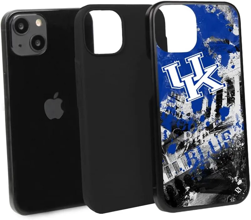 Guard Dog Case Compatible with iPhone 13 - Military Grade - Rugged Two Piece Protection - Collegiate Licensed - Kentucky Wildcats - by Paulson Designs