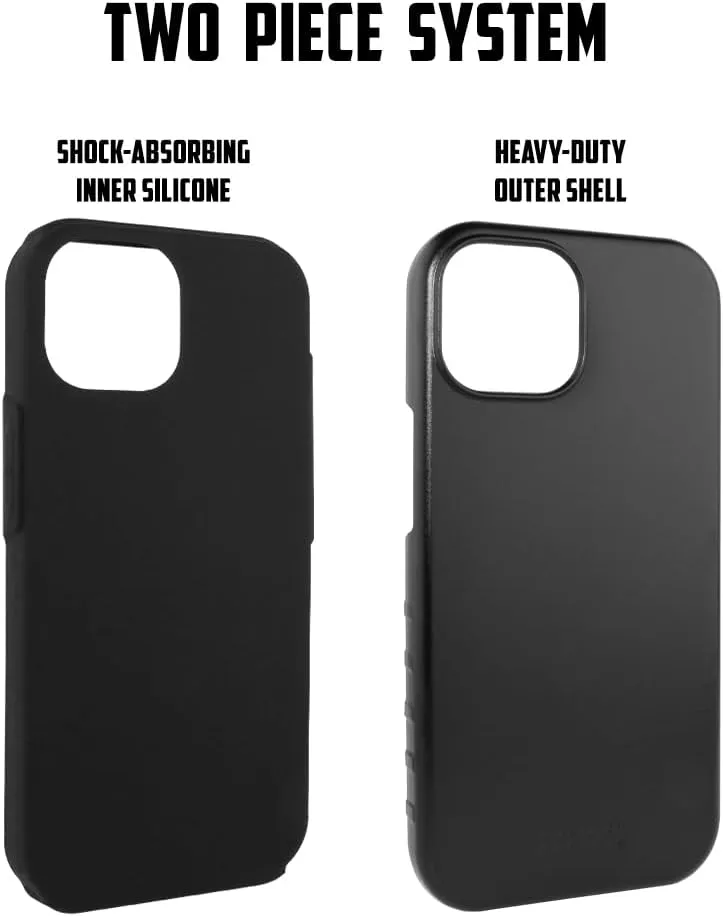 Guard Dog Case Compatible with iPhone 15 - Military Grade - Rugged Two Piece Protection - Collegiate Licensed - Florida Gators - by Paulson Designs