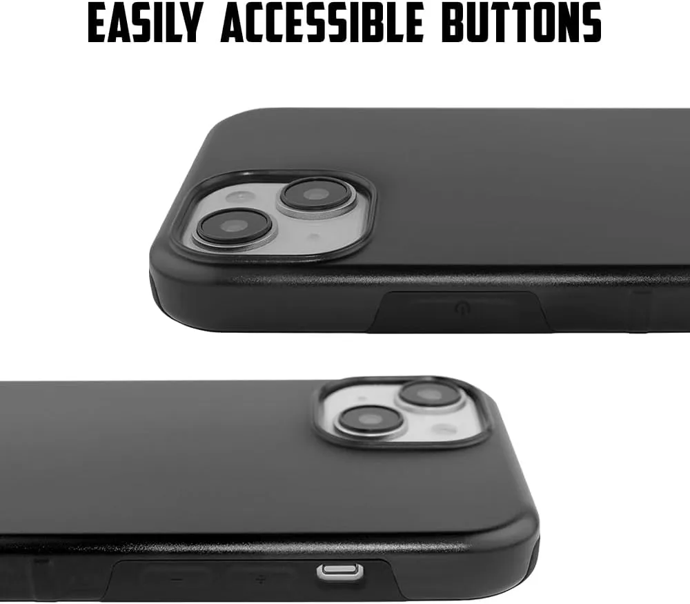 Guard Dog Case Compatible with iPhone 15 - Military Grade - Rugged Two Piece Protection - Collegiate Licensed - Georgia Bulldogs - by Paulson Designs