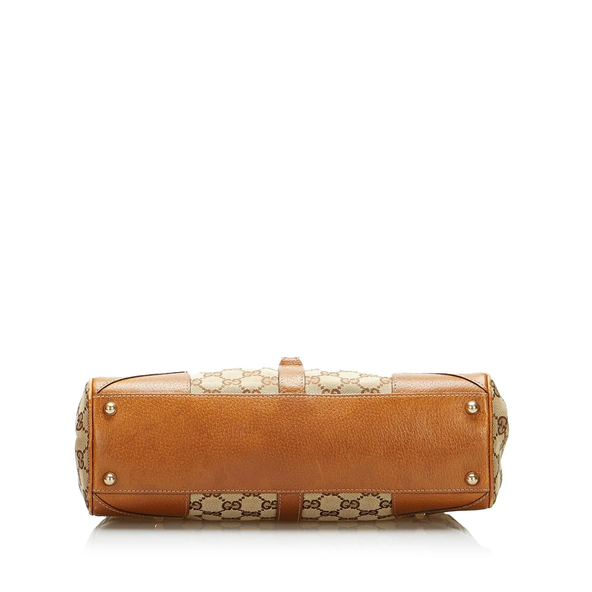 Gucci Bardot GG Polished Nailhead (SHG-z8pNuY) Jackie High-end Canvas