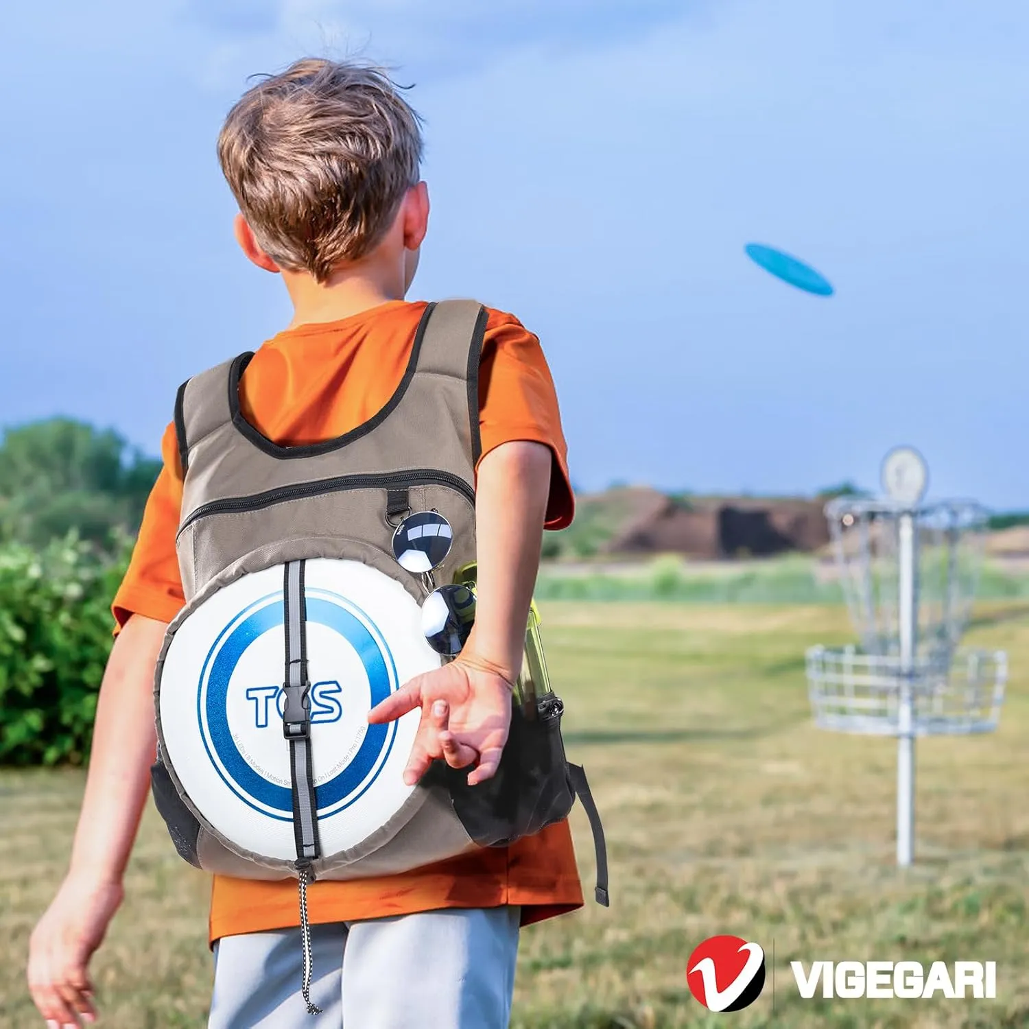 Gym Backpack with Zipper, Multi-pocket Sports Bags Gym Bags for Men