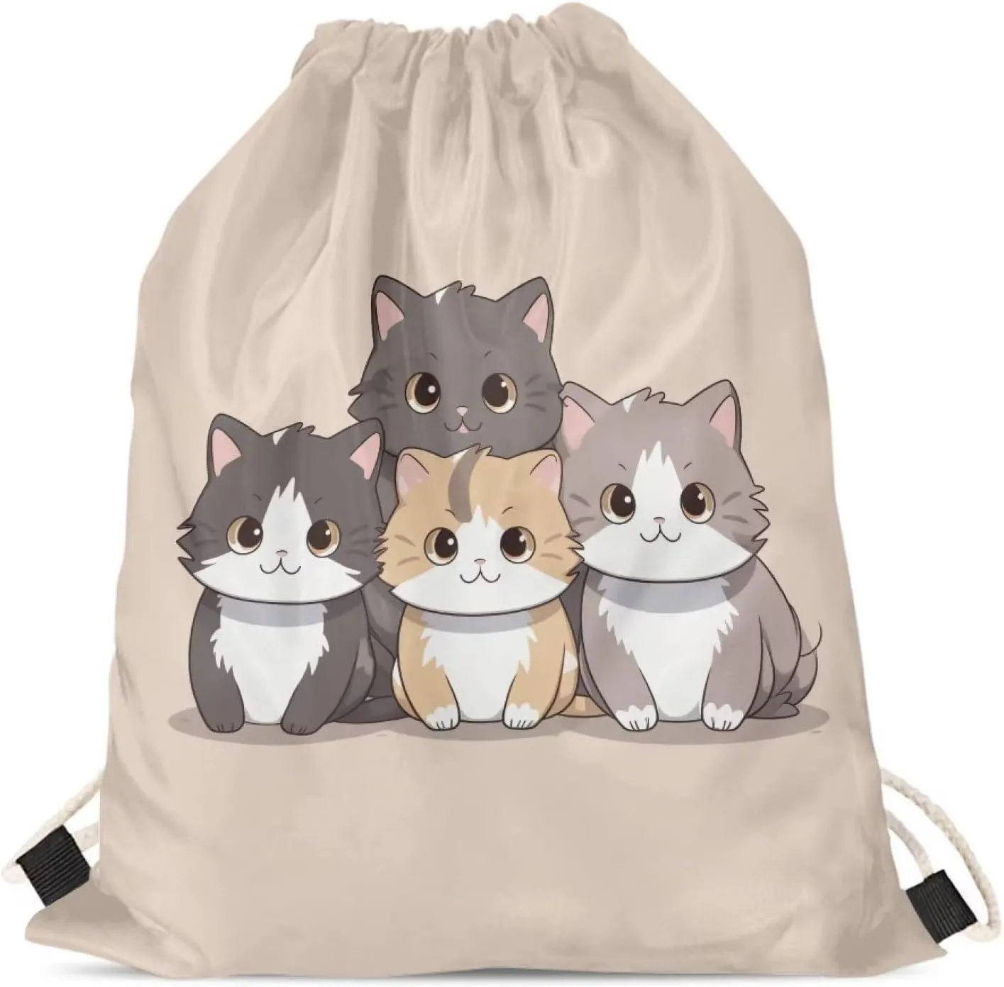 Gym Drawstring Bags Backpack for Kids Women Men Travel Sports