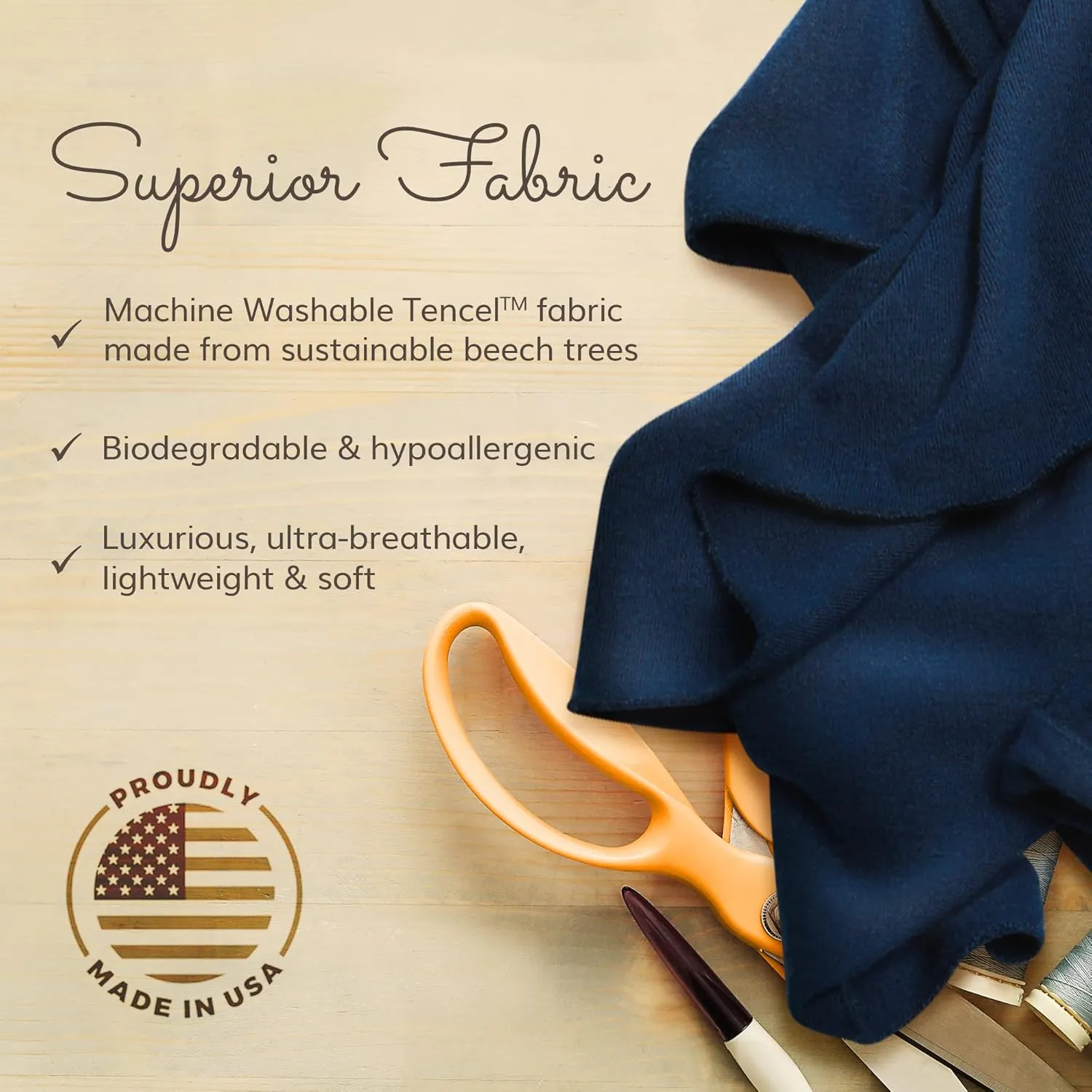 Happyluxe Travel Pillow Case 2 Pack - 13 x 17in Small Pillow Covers for Camping, Nap Pods, RV, and Airplane. Size Compatible Toddler Pillowcases - Soft, Navy Blue - Made in The USA