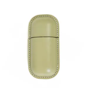 Hard Shell Leather Travel Glasses Case for Eyewear Protection