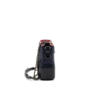 hardware large dark chevron grey hobo with blue/ dark Gabrielle bag / calfskin Ergonomic multicolor pink Chanel multicoloured Exclusive promotion