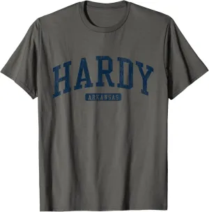Hardy Arkansas AR College University Style Blue T-Shirt