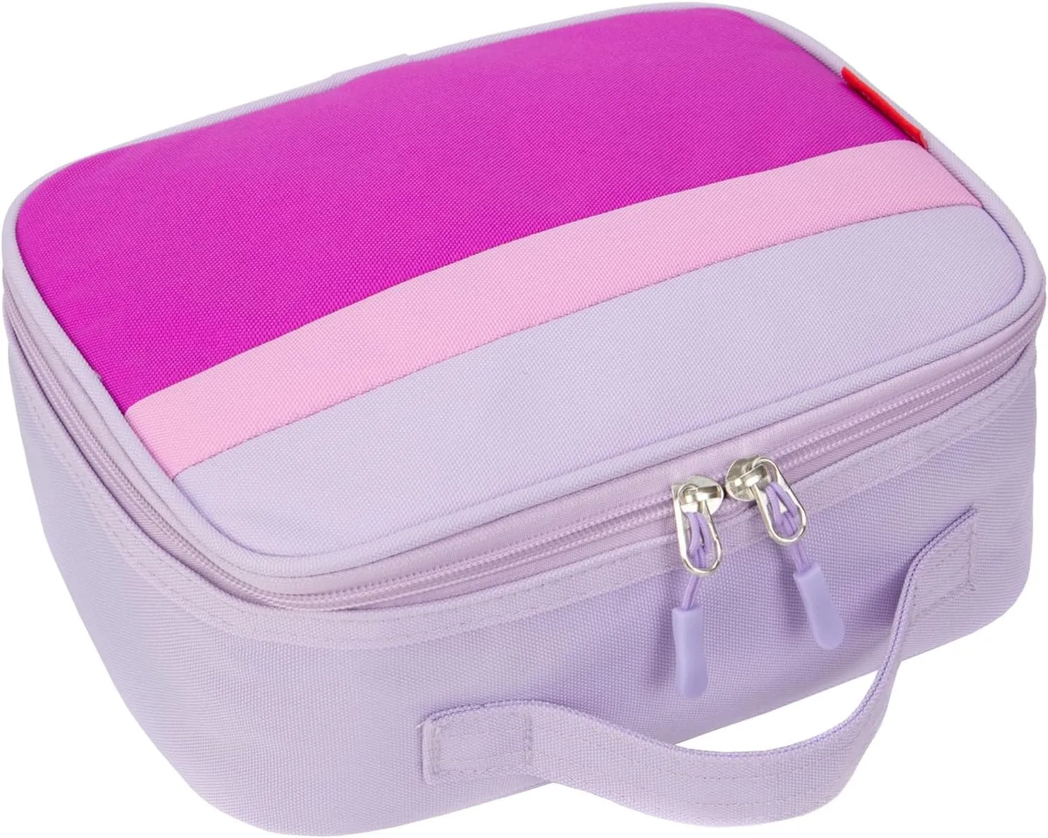 HawLander Insulated Kids Lunch Box Bag for Boys and Girls, with Side Bottle Holder, Purple