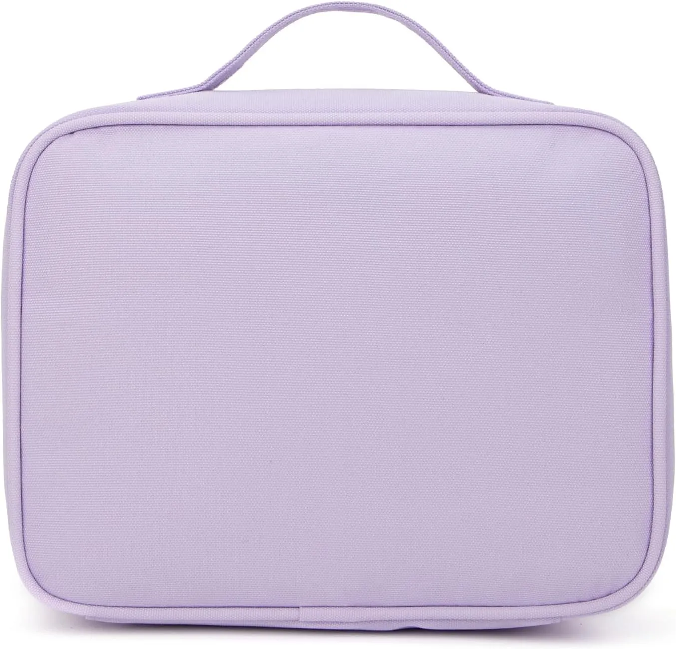 HawLander Insulated Kids Lunch Box Bag for Boys and Girls, with Side Bottle Holder, Purple