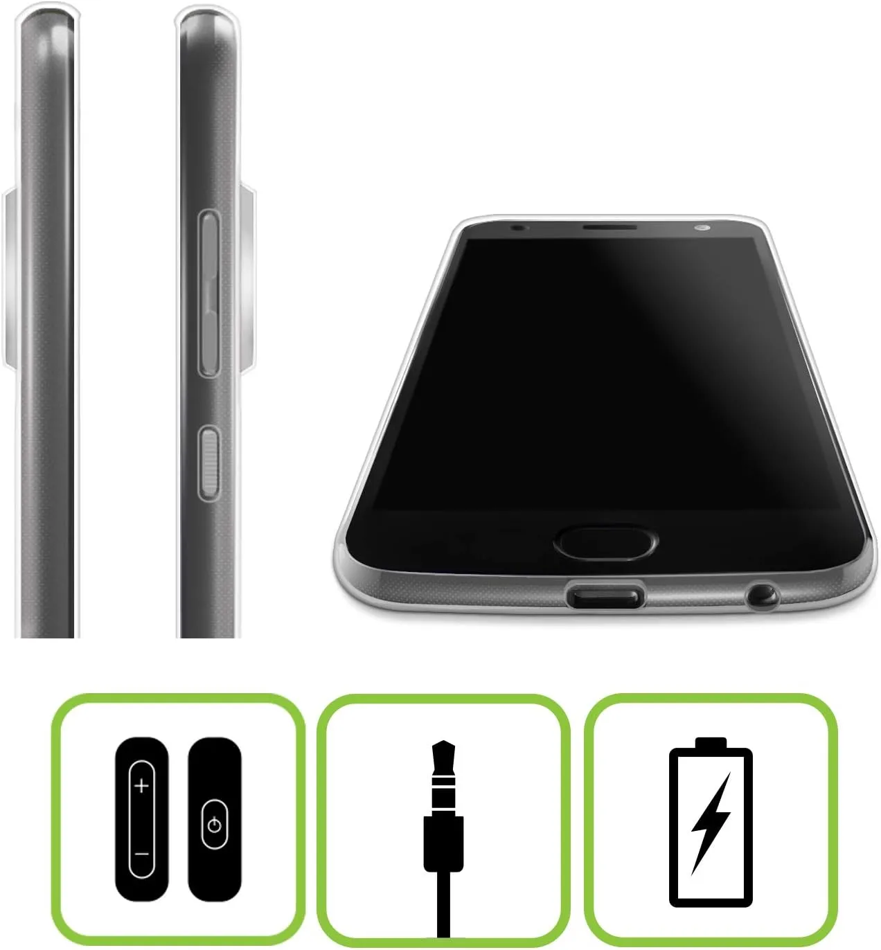 Head Case Designs Infinity Stripes My BFF Cases Soft Gel Case Compatible with Motorola Edge 50 Fusion