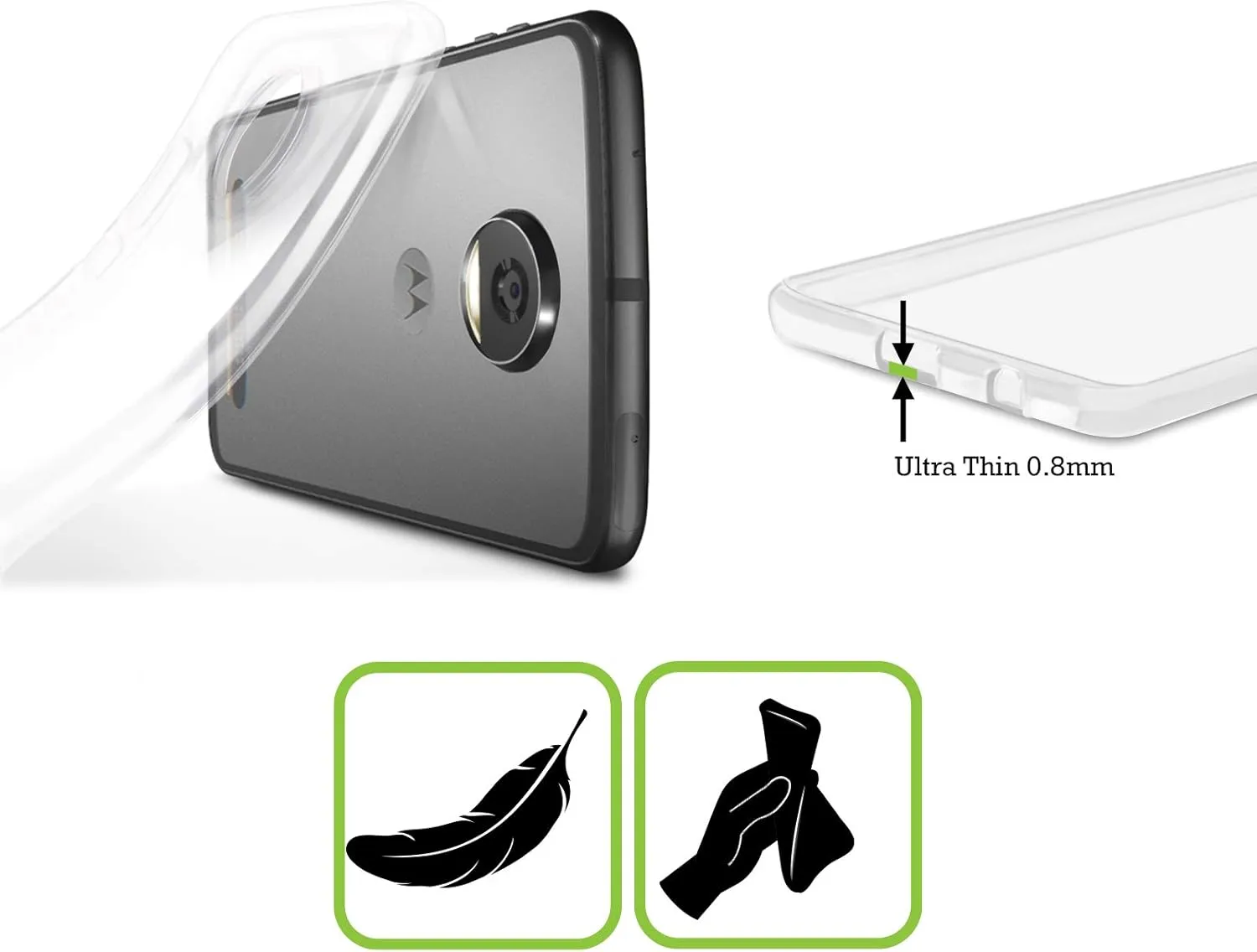 Head Case Designs Infinity Stripes My BFF Cases Soft Gel Case Compatible with Motorola Edge 50 Fusion