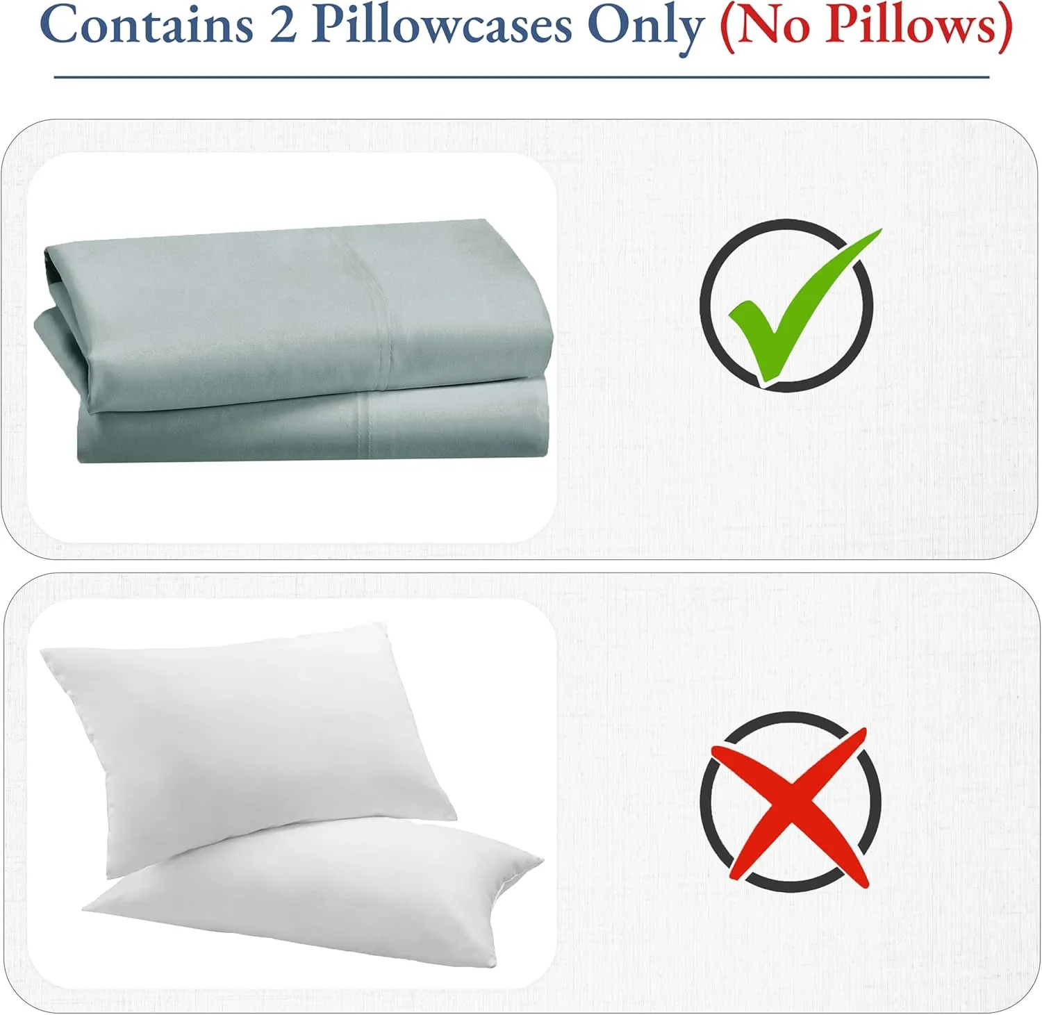 Heirloom Soft, Smooth & Thick Certified 800 Thread Count 100% Cotton Sateen is Superior to Egyptian Cotton Claims, 2 Pillow Cases King Size, Fits King Pillows (Soft Teal)