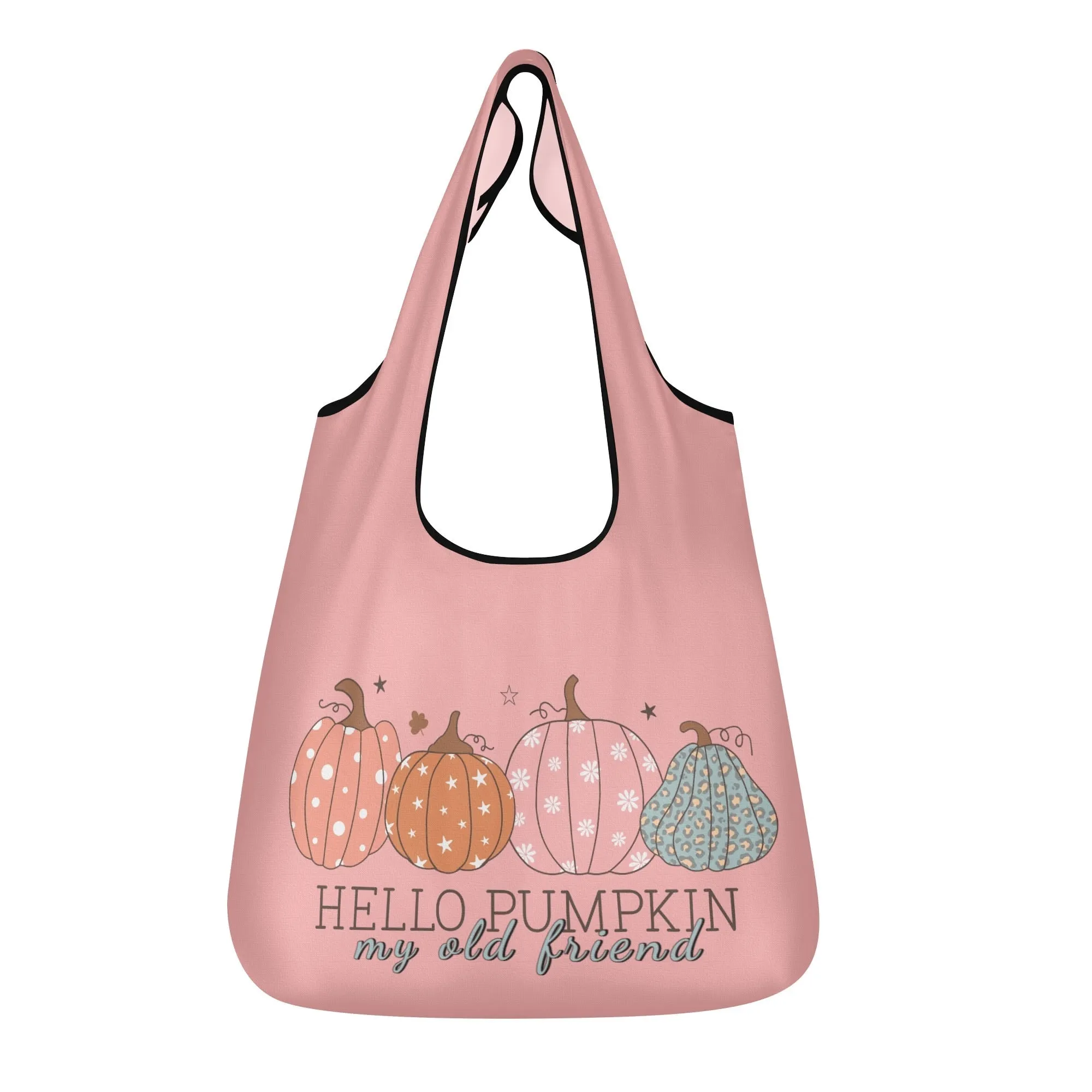 Hello Pumpkin My Old Friend | 3-Pack Grocery Bags - Durable, Reusable & Eco-Friendly