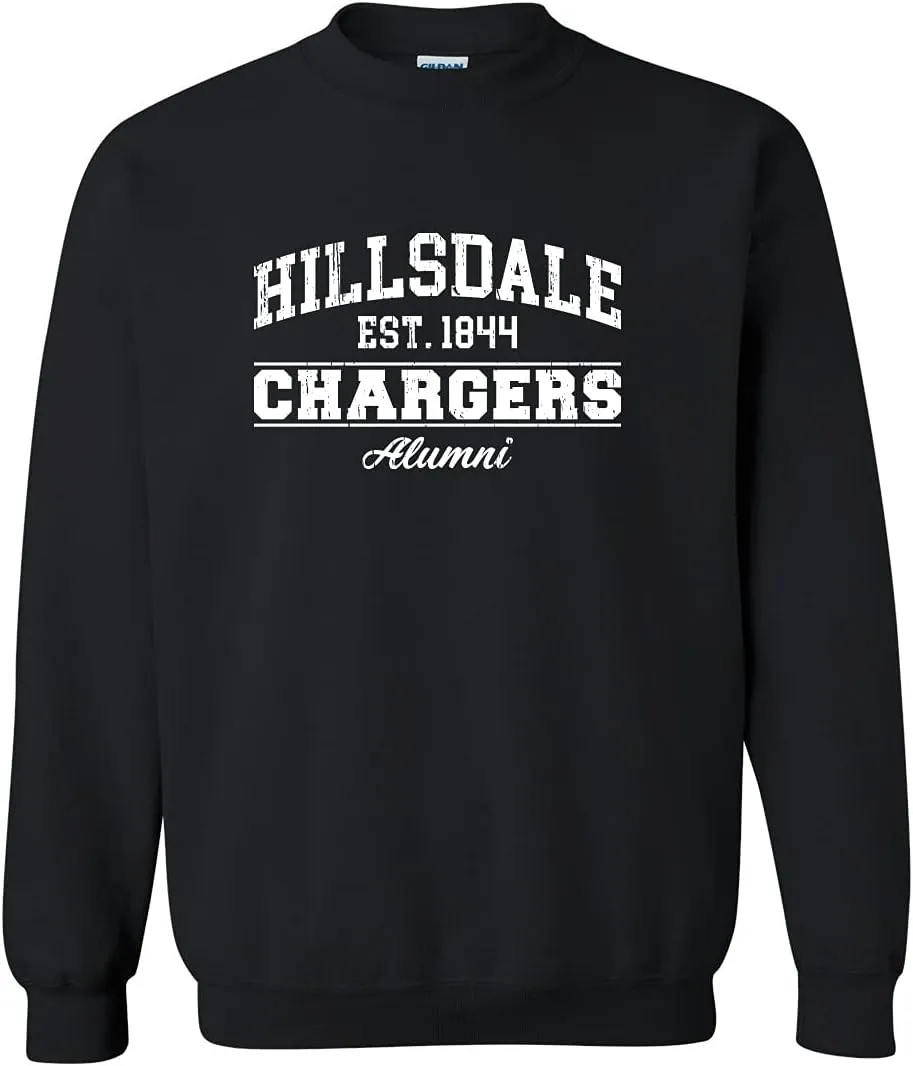 Hillsdale College Alumni Unisex Crewneck Sweatshirt - Hillsdale Chargers Apparel