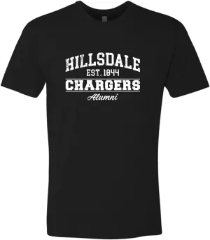 Hillsdale College Alumni Unisex Premium Short Sleeve T-Shirt - Hillsdale Chargers Apparel