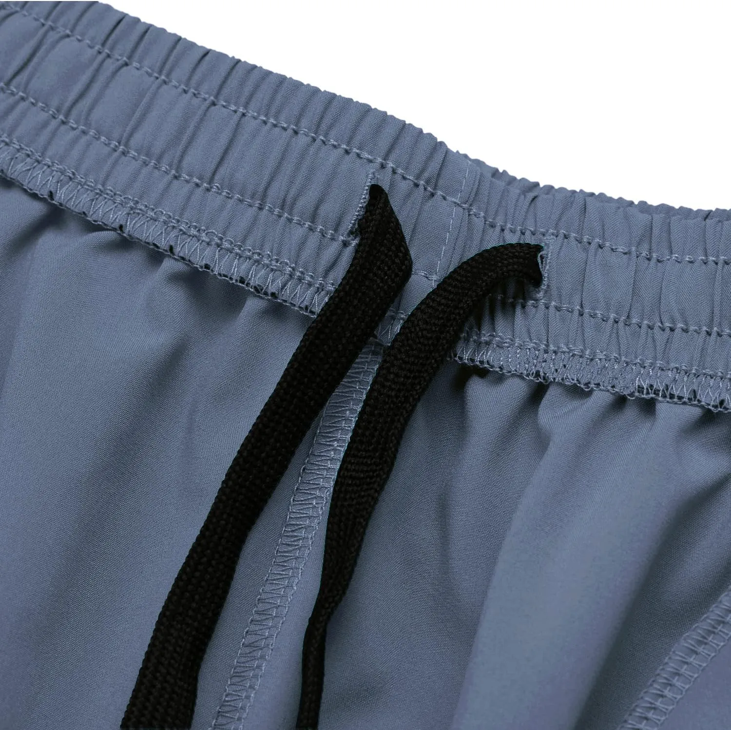 HMIYA Men's Casual Sports Quick Dry Workout Running or Gym Training Short with Zipper Pockets