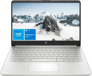 HP Daily Laptop, 14" HD Display, Intel Pentium Silver N5030, 16GB RAM, 1TB SSD, Webcam, HDMI, SD Card Reader, Wi-Fi, Windows 11 Home, Silver