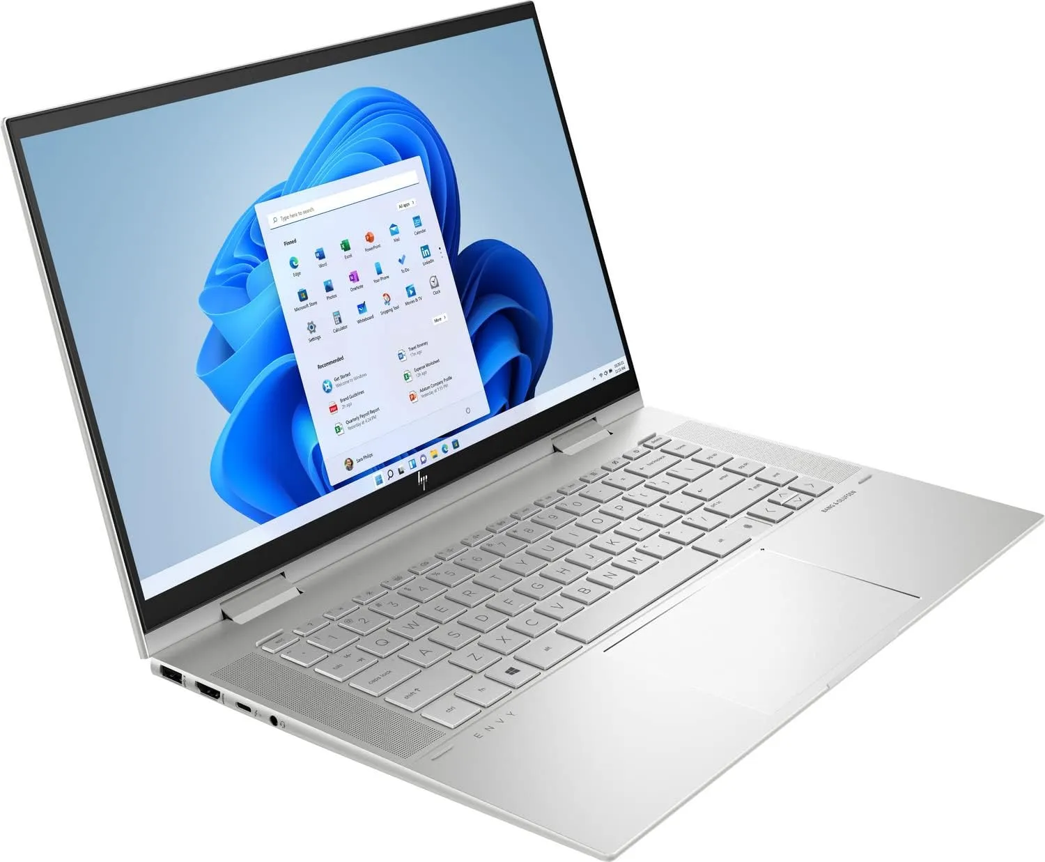 HP Envy X360 2-in-1 Flip Laptop, 15.6" Full HD Touchscreen, Intel Core i5-1155G7 Processor, 16GB RAM, 512GB SSD, Backlit Keyboard, Webcam, HDMI, Wi-Fi 6, Windows 11 Home, Stylus Pen Included