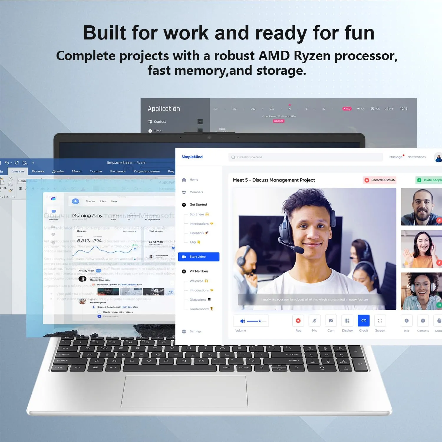 HP Essential 255 G10 Entry Business Laptop, 15.6" FHD Anti-Glare Display, AMD Ryzen 5 7530U, Radeon Graphics, 32GB RAM, 1TB SSD, Wi-Fi 6, USB-C, HDMI, Webcam, Fast Charging, Windows 11 Pro, Silver
