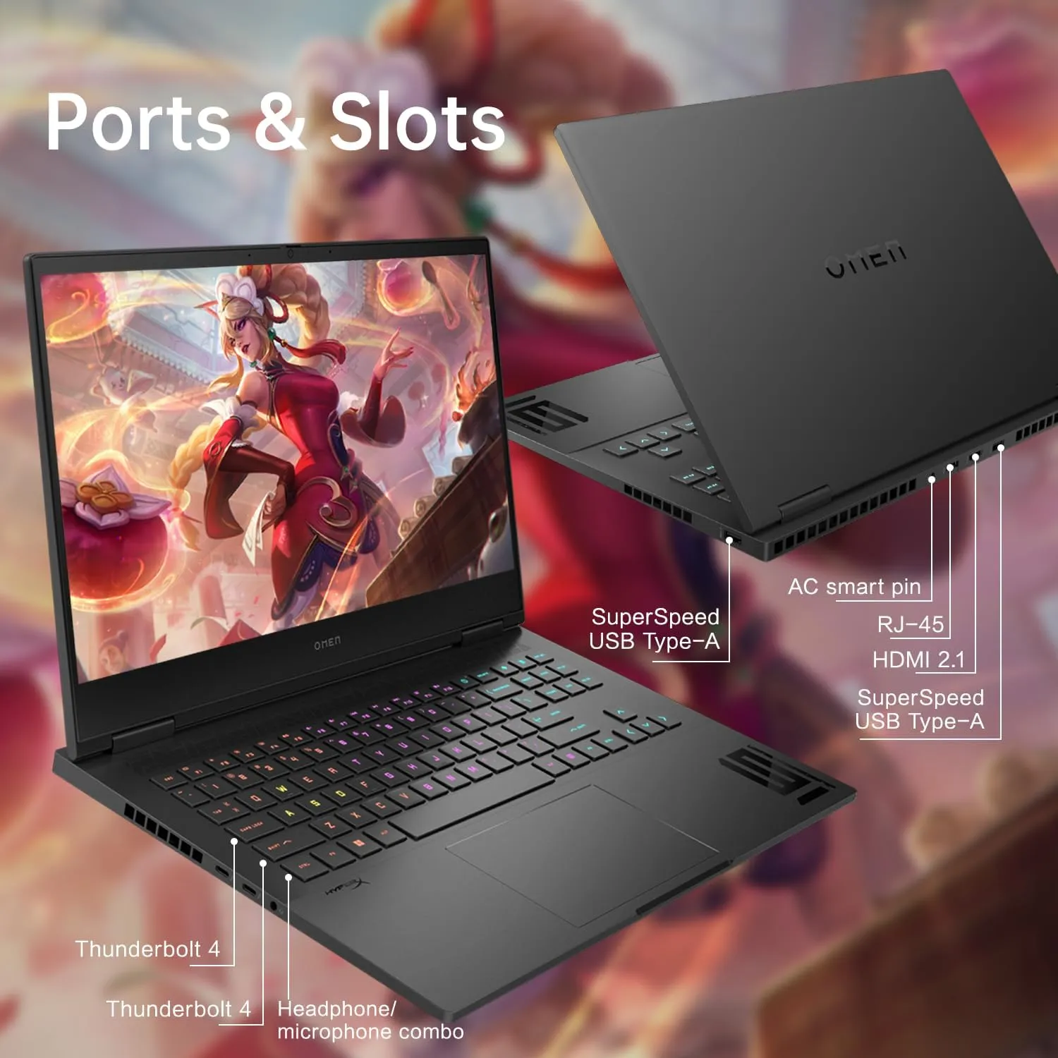 HP Omen 16 AI VR Ready Gaming Laptop, 16.1" FHD 165Hz IPS, Intel i9-14900HX, NVIDIA GeForce RTX 4070, 64GB DDR5 RAM, 1TB SSD, RGB Backlit KB, Wi-Fi 7, Bundle with HyperX Cloud Headset