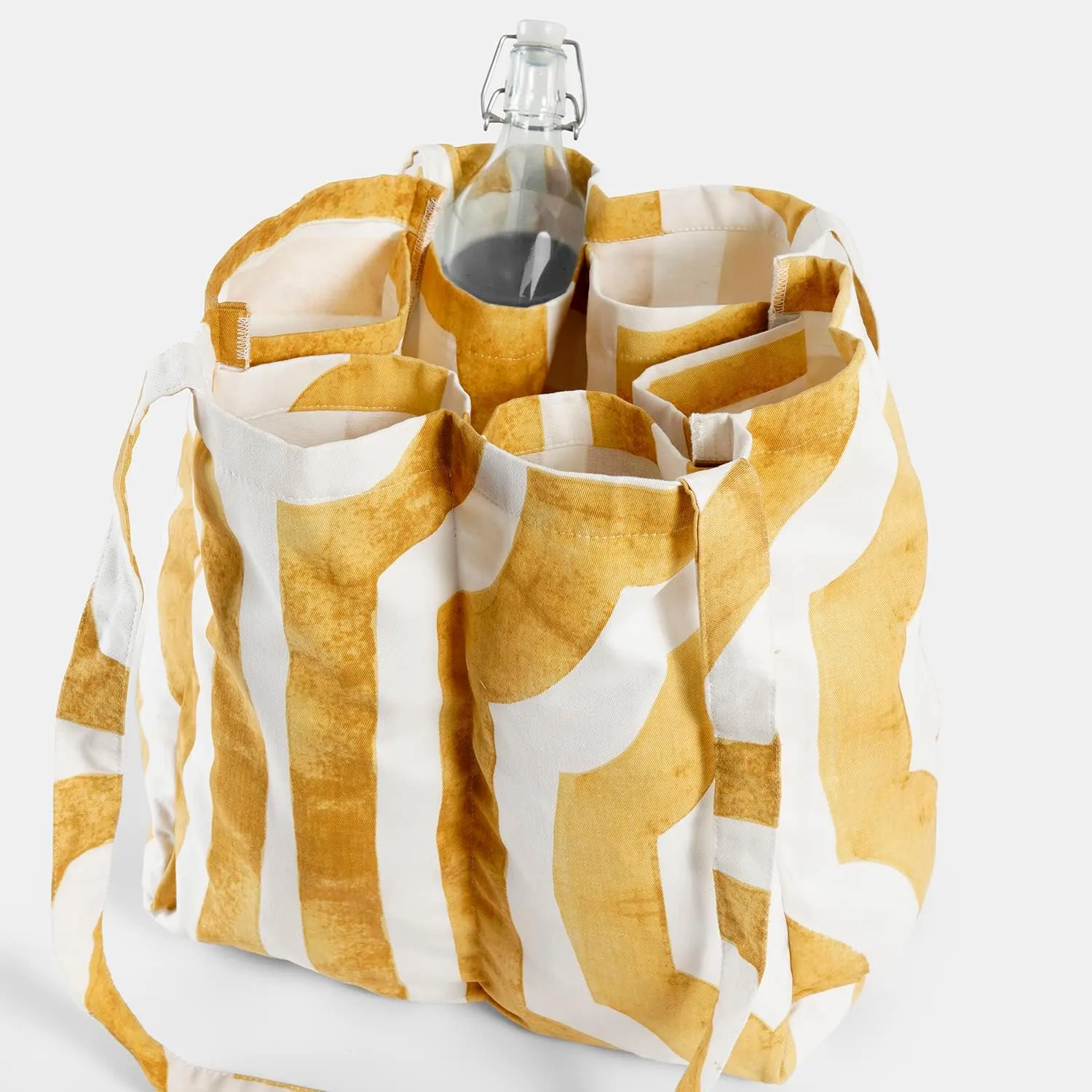 HPD Half Price Drapes Reusable Grocery Shopping Bags, 2 Pack 100% CottonTwill Tote Bags