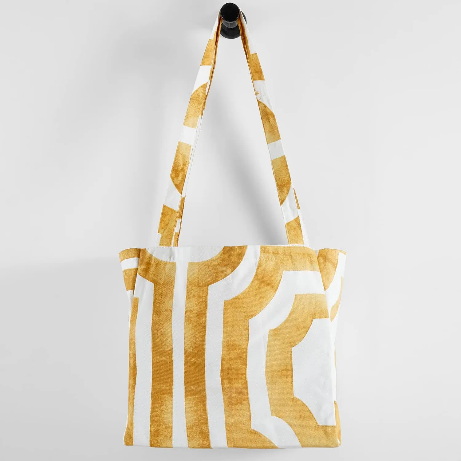 HPD Half Price Drapes Reusable Grocery Shopping Bags, 2 Pack 100% CottonTwill Tote Bags