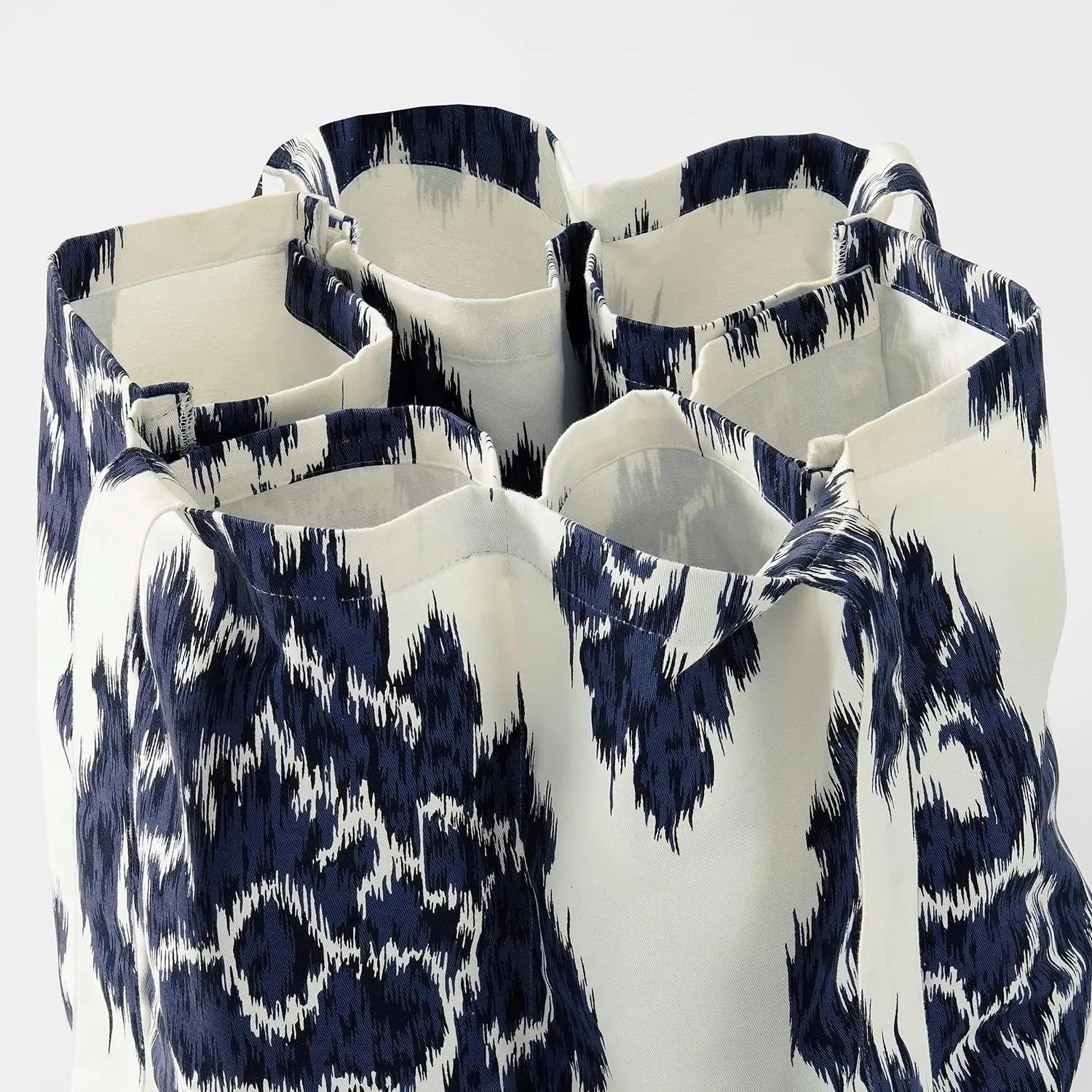 HPD Half Price Drapes Reusable Grocery Shopping Bags, 2 Pack 100% CottonTwill Tote Bags