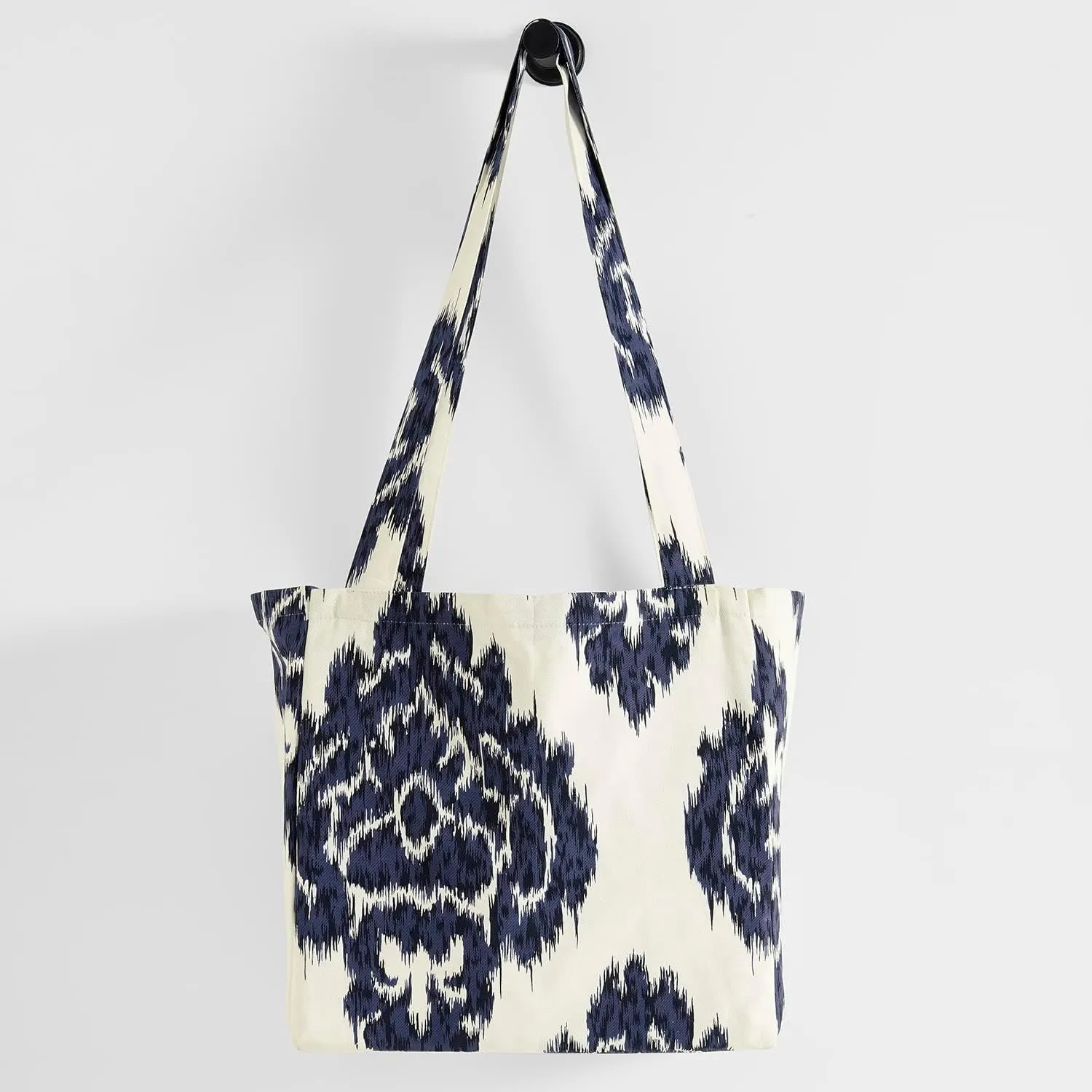 HPD Half Price Drapes Reusable Grocery Shopping Bags, 2 Pack 100% CottonTwill Tote Bags