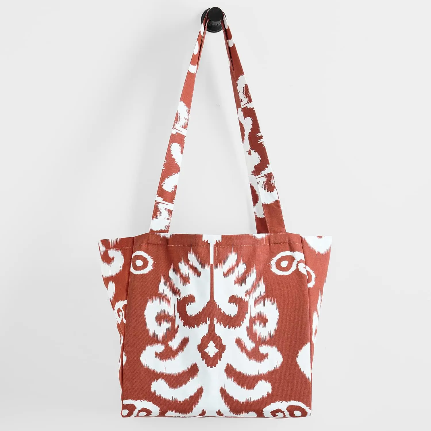 HPD Half Price Drapes Reusable Grocery Shopping Bags, 2 Pack 100% CottonTwill Tote Bags